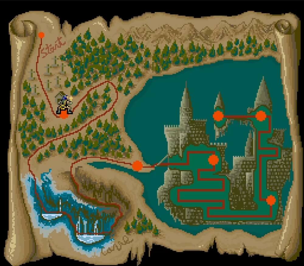 Haunted Castle - геймплей игры Arcade